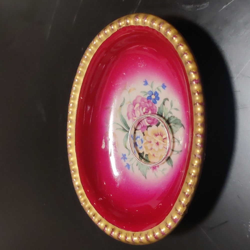 Vintage Fine China Trinket Tray
